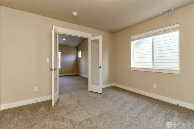 Office off primary, w/closet. Could become 5th bedroom.