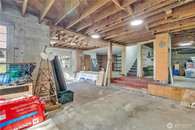 Large basement space