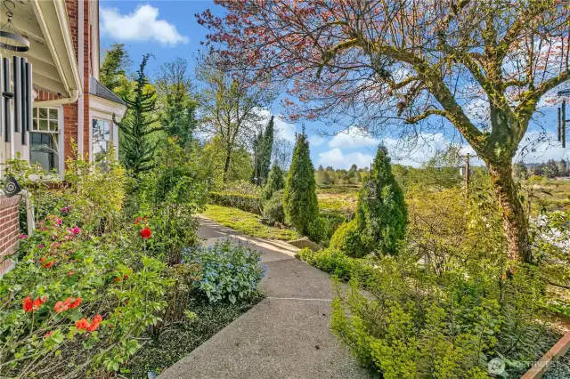 Front sidewalk