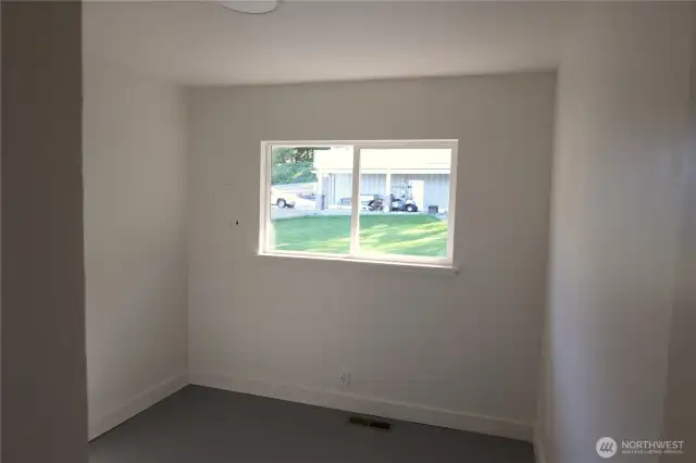 looking into utility room