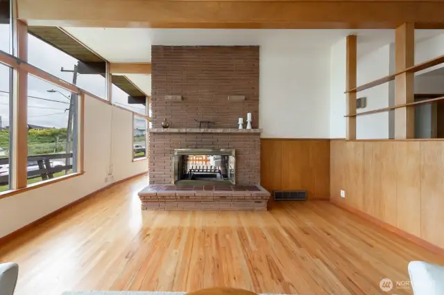 Gleaming hardwoods throughout the main floor.