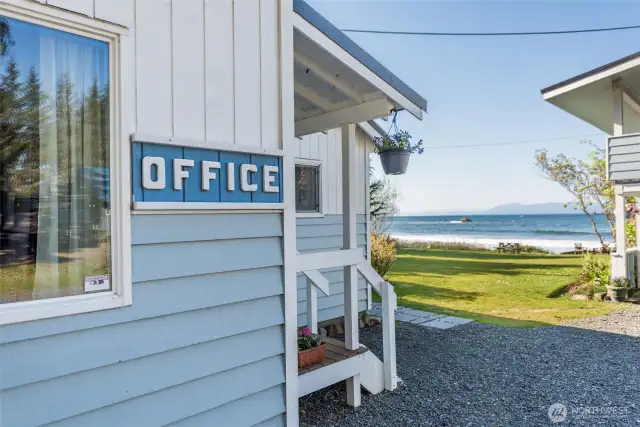 Office attached to main home