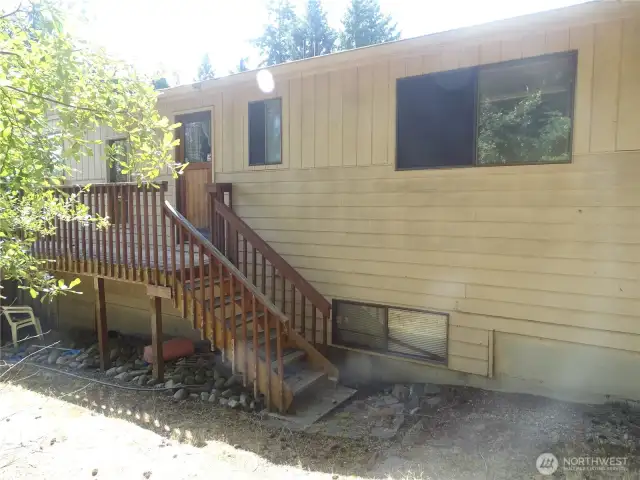 Back of the home.