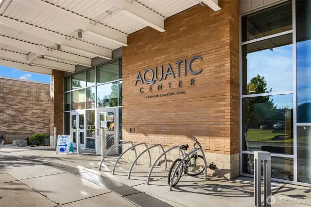 Snohomish Aquatic Center just blocks away from the home.