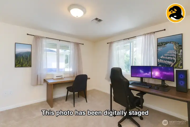 Front Bedroom - Digitally Staged