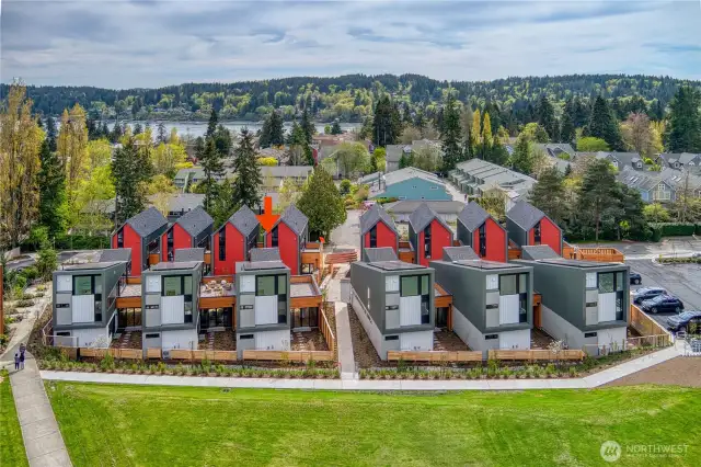 Coveted end unit with loads of sun. This home offers a bright and airy living space, perfect for enjoying the natural light.