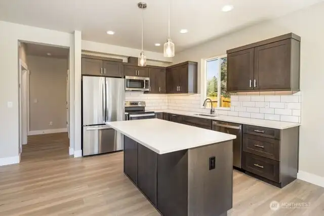 Large kitchen island