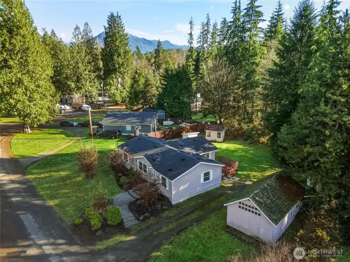 3-bedroom, 2-bathroom home on a level, usable lot just shy of a half-acre