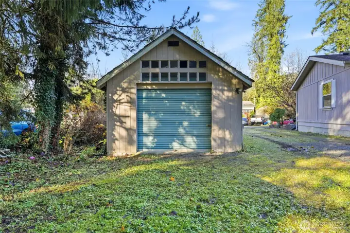 2-car garage / shop with power