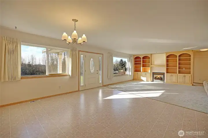 Spacious open concept is great for entertaining guests.