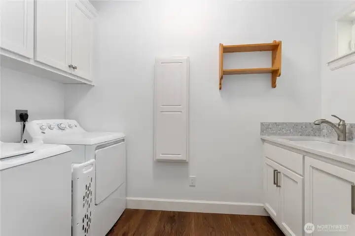 Laundry room on main floor