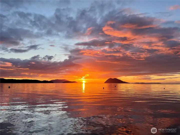 Sunset from the water