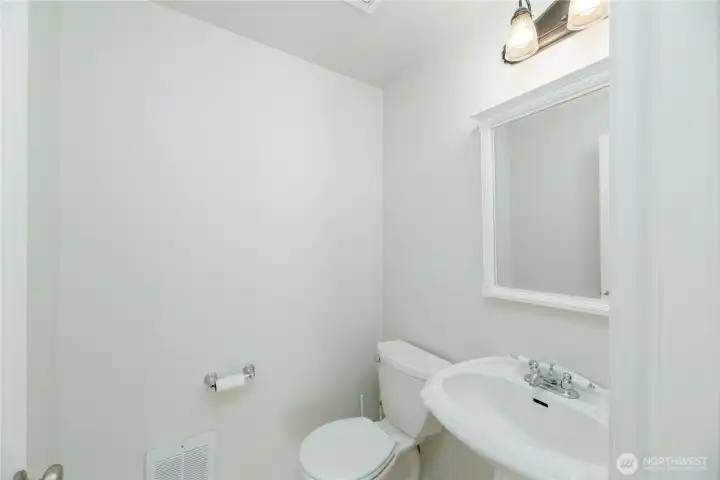Downstairs half bath