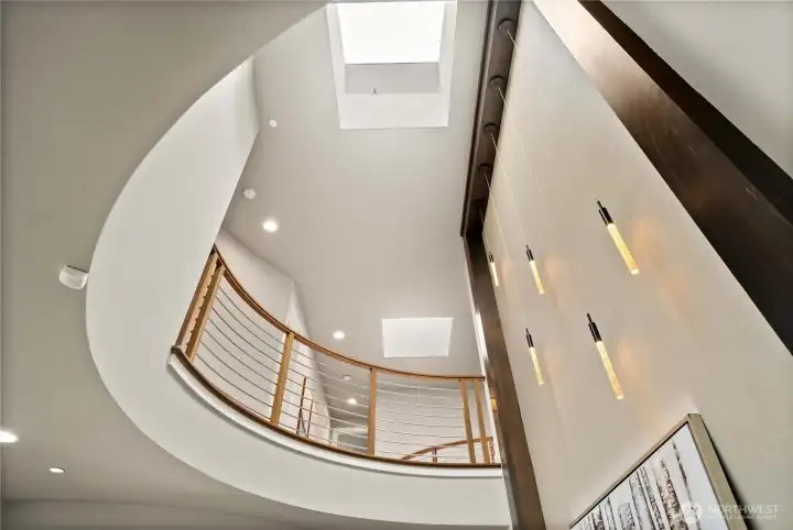 Elegant curved architectural details