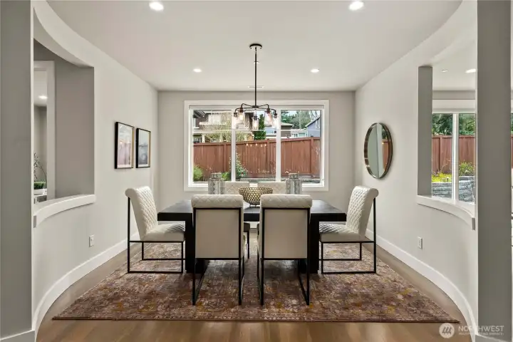 Elegant formal dining room, ideal for hosting and entertaining