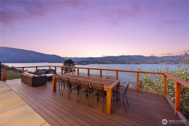 Front Deck & Patio twilight