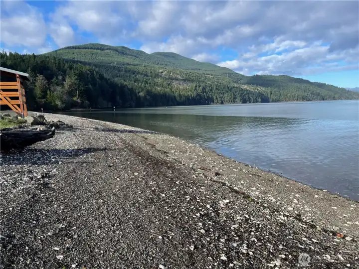 Pt Whitney beach and boat launch nearby for access to the Hood Canal for endless enjoyment.