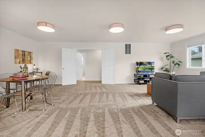 Another view of the super sized bonus room.