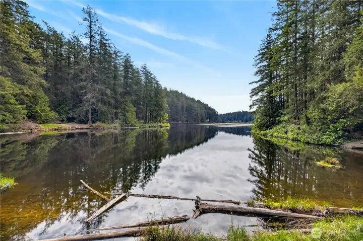 Little Cranberry Lake is well used for swimming, hiking and biking!