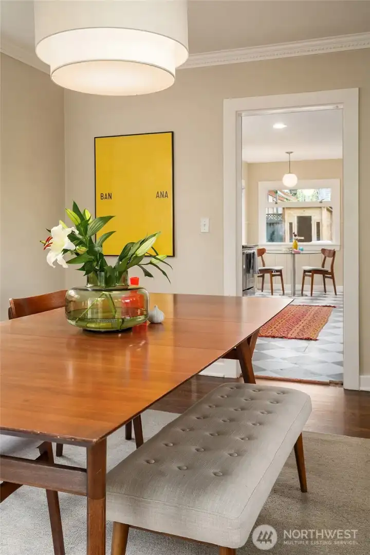 Stunning sight lines and easy flow from space to space.