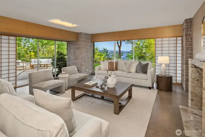 Living room.