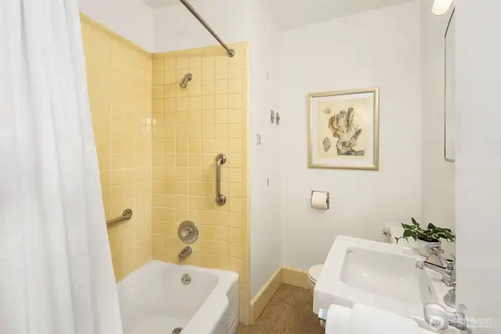 The guest suite bathroom