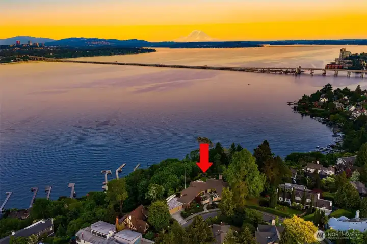 The top of the circle as some people say.  This is the house you have walked by and admired.  Never before on the market until now.