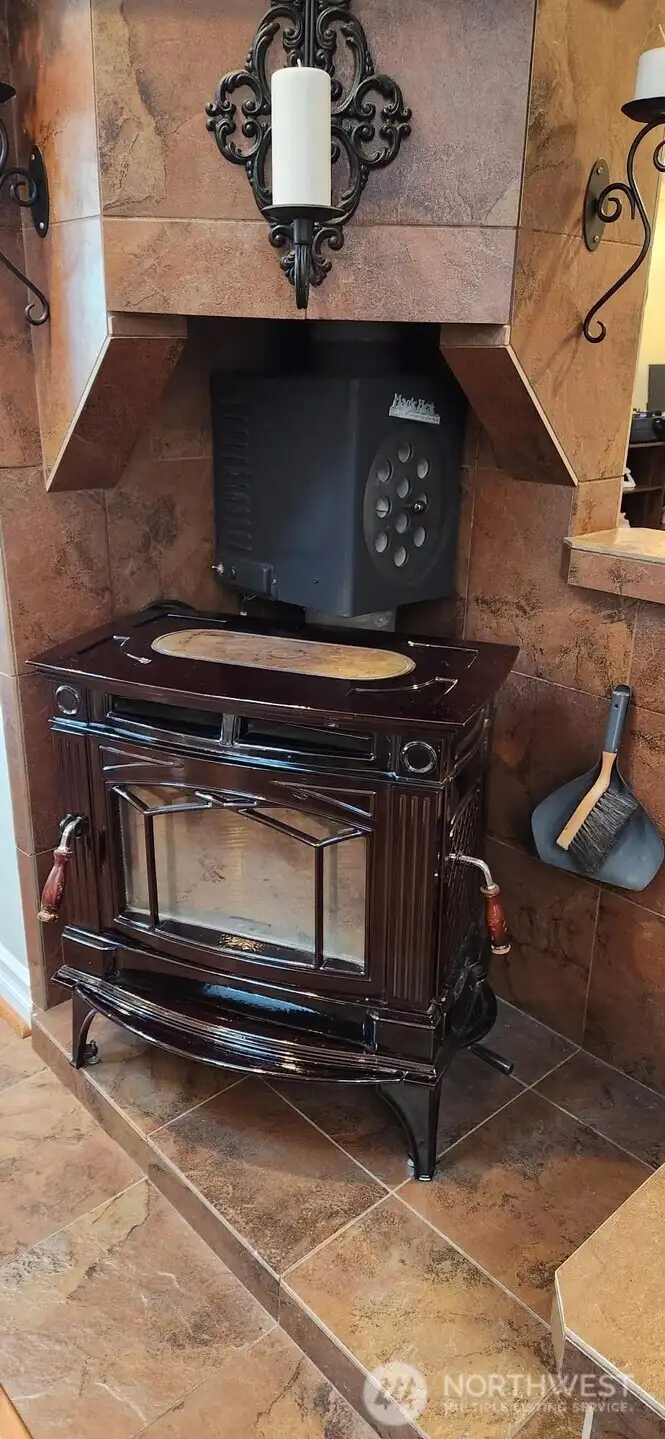 Wood stove close up. Wood stove close up.