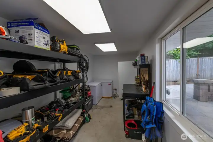 Large storage room which also has laundry hook up Large storage room which also has laundry hook up