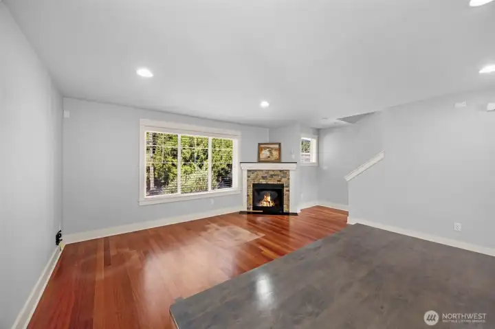 Another view of the living room from the dining