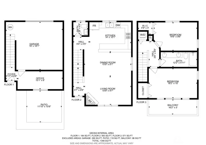 Floorplan of the unit