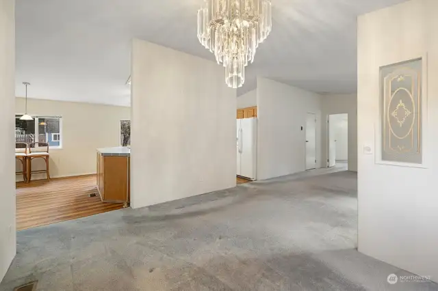 Formal dining room.