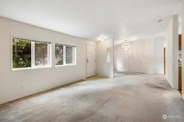 Formal living towards the dining room.