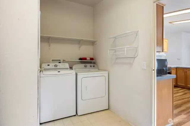 Full size laundry in the large mud room!