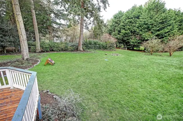 Overlooking your Private Yard~