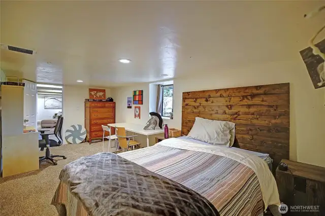 Lower Bedroom w/ Walk-in Closet~