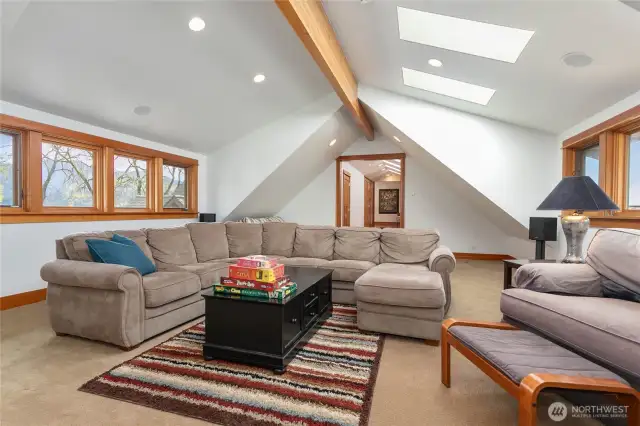 Upstairs rec room