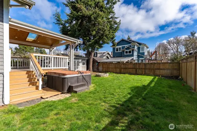 So much room in this back yard!