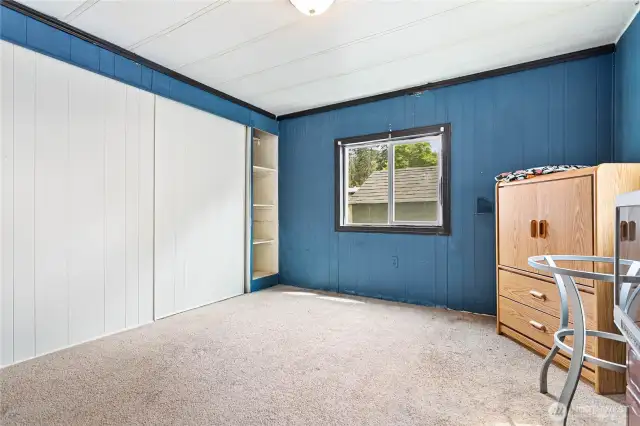 Lots of closet space.