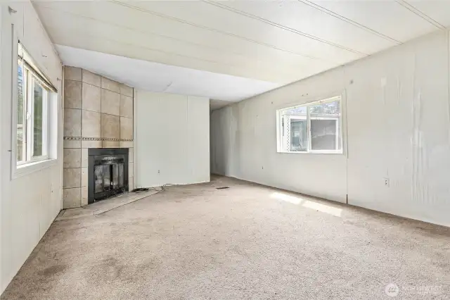 Ready for fresh carpet and paint!