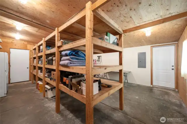 Large storage room between the studio and ADU.