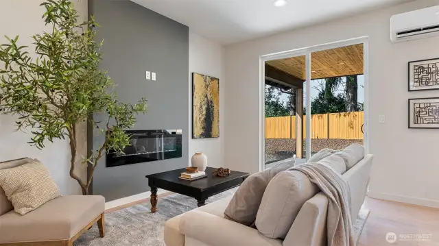 Great Room has Access to Covered Patio
