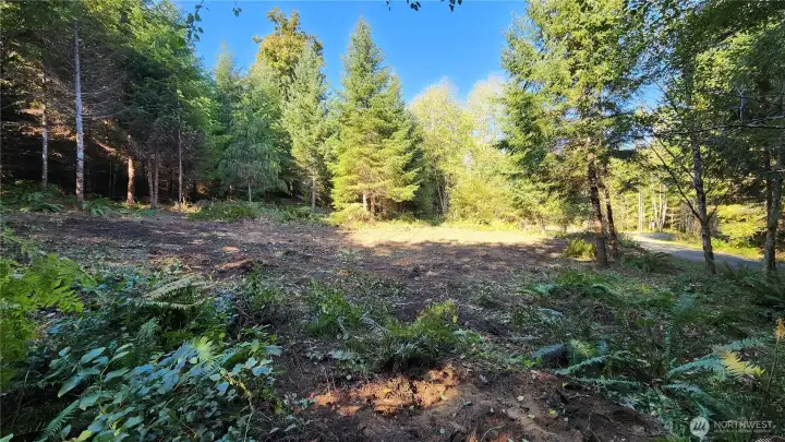 Homesite is cleared and ready for your home.
