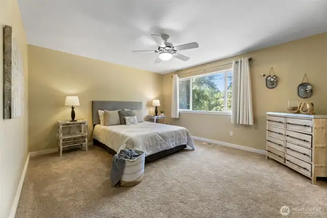Large Primary Suite Upstairs