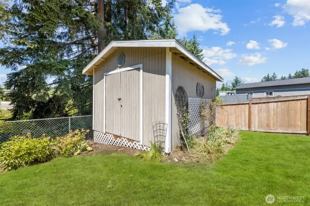 Outbuilding in Back Yard