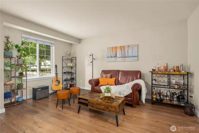 Spacious living room.