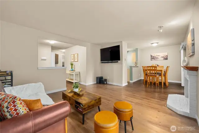 Open floor-plan.