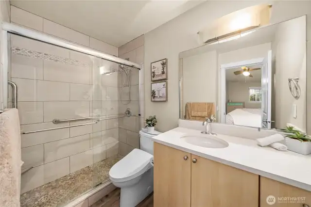 Ensuite in primary bedroom.