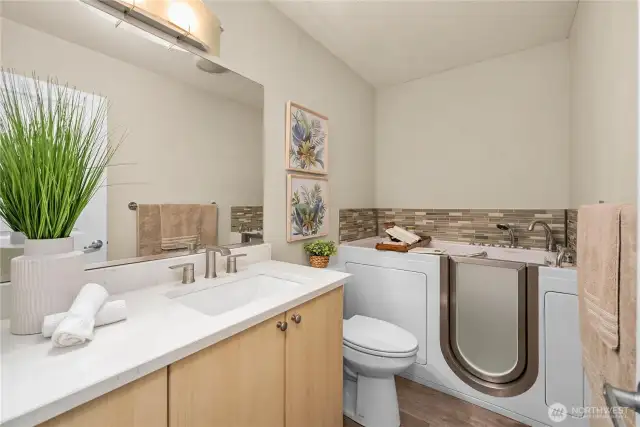 Guest bathroom.