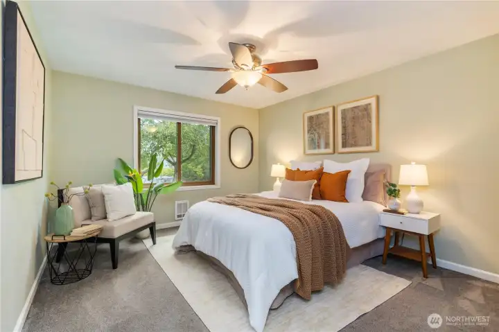 Large primary bedroom